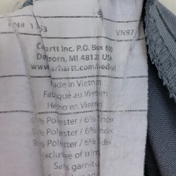 Carhartt Cross Flex Utility Boot Cut Scrub Pant Sz XS - Picture 6 of 9